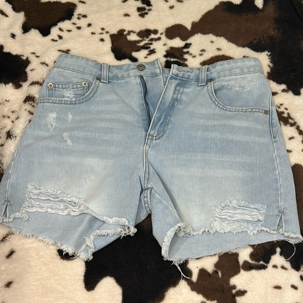 No boundaries blue jean shorts